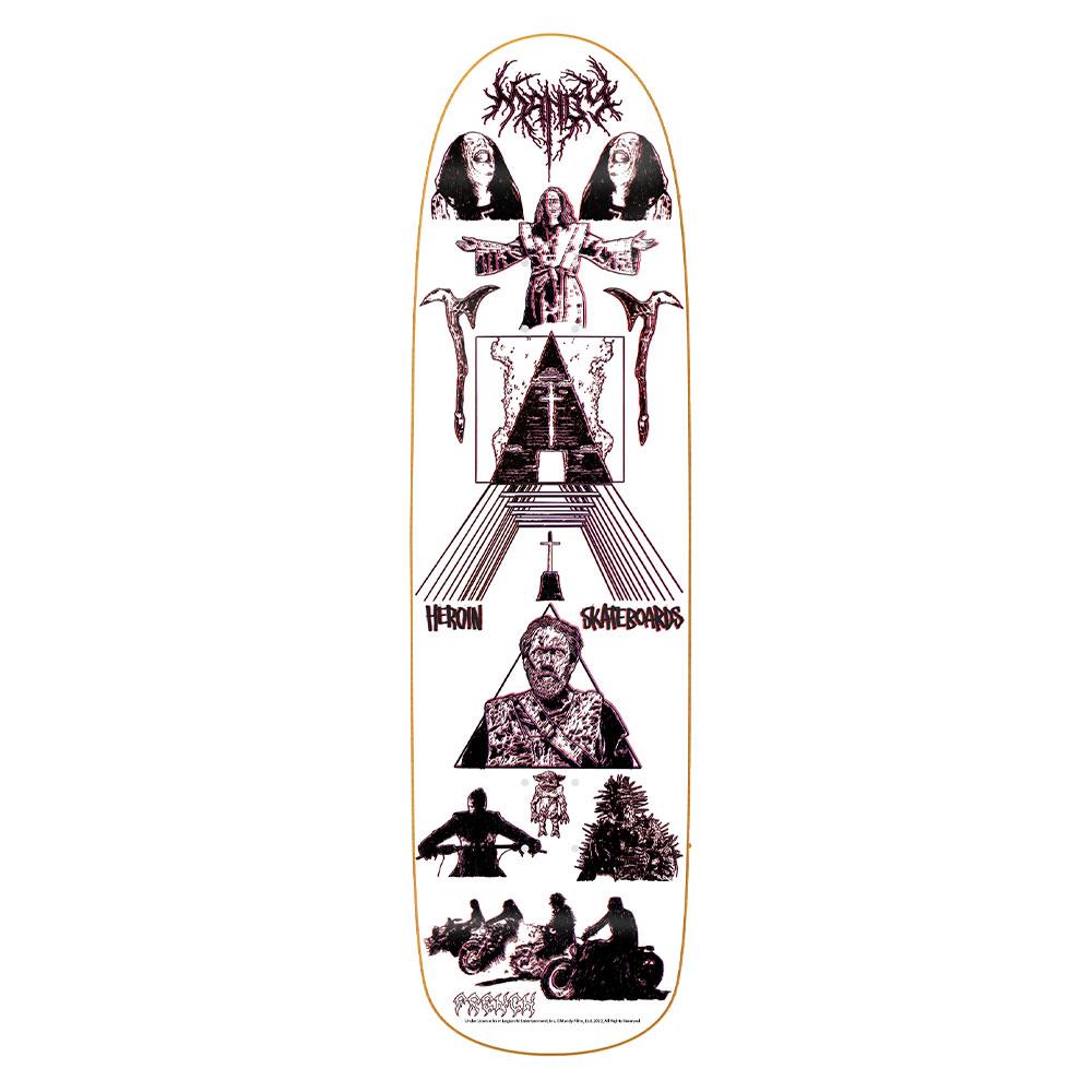 Heroin Skateboard Deck - Mandy x French 8.88 (Shaped) | Source