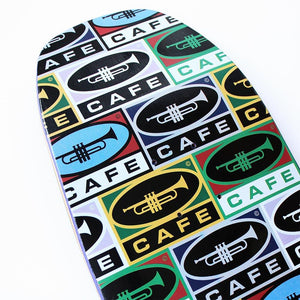 Skateboard Cafe Deck - Trumpet Collage Cruiser 9" (Shaped)