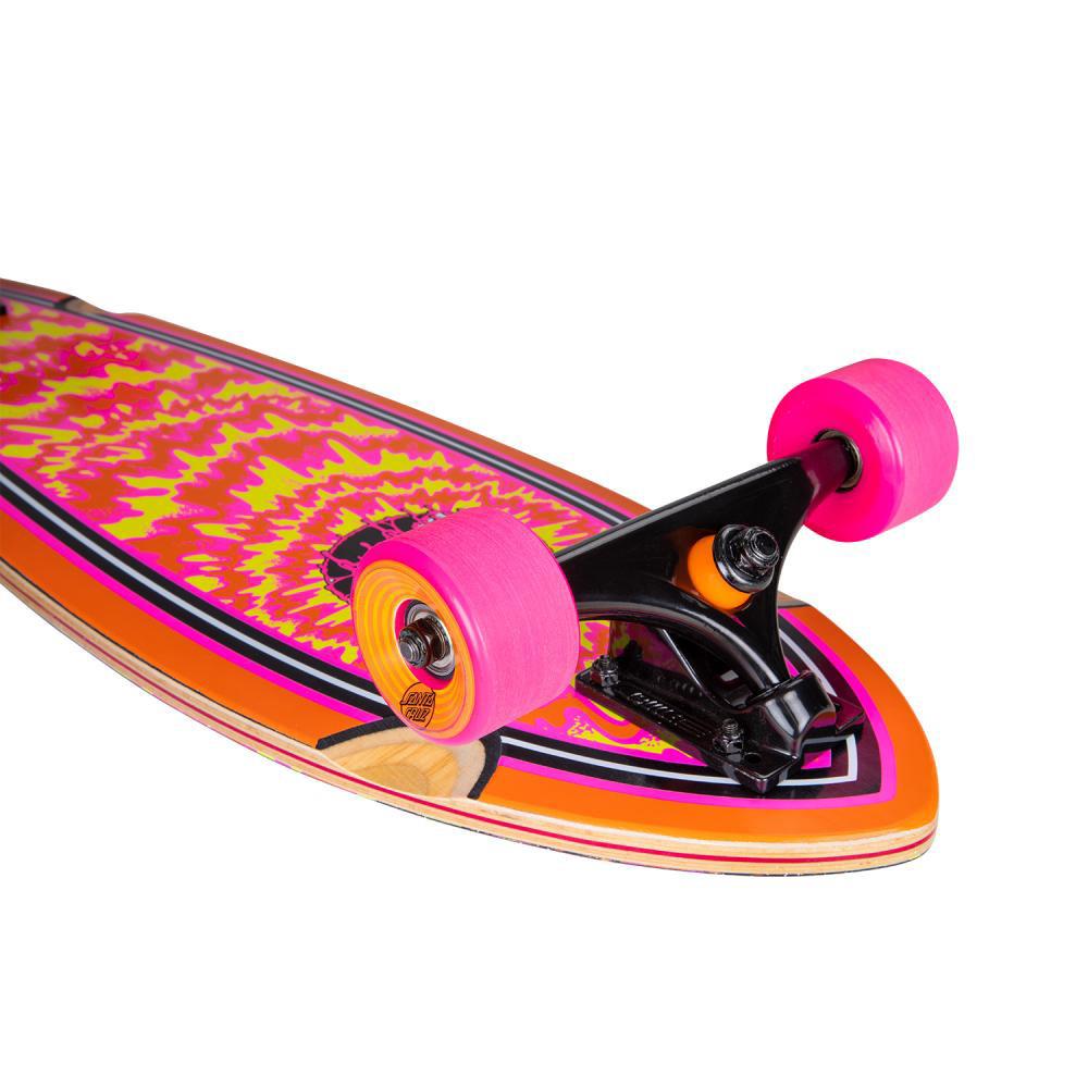 Santa Cruzer Toxic Dot Pintail Complete Pink 33"