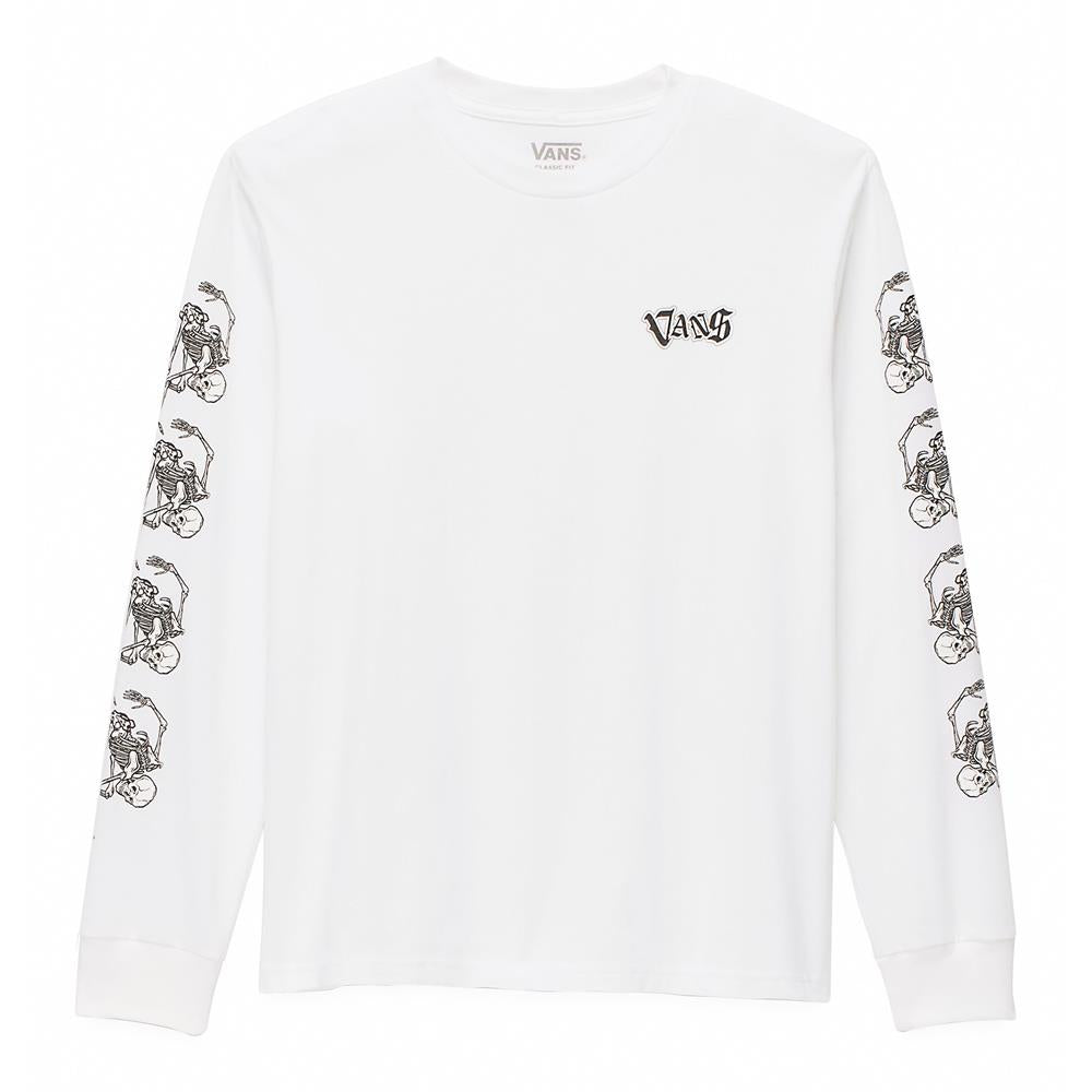 Vans Kids Bad 2 Da Bone Long Sleeve T-shirt - White