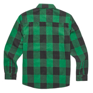 Etnies x Dig Long Sleeve Flannel Shirt - Black/Green