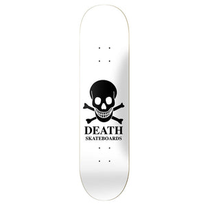 Death Skateboard Deck - OG Skull White 8.1"