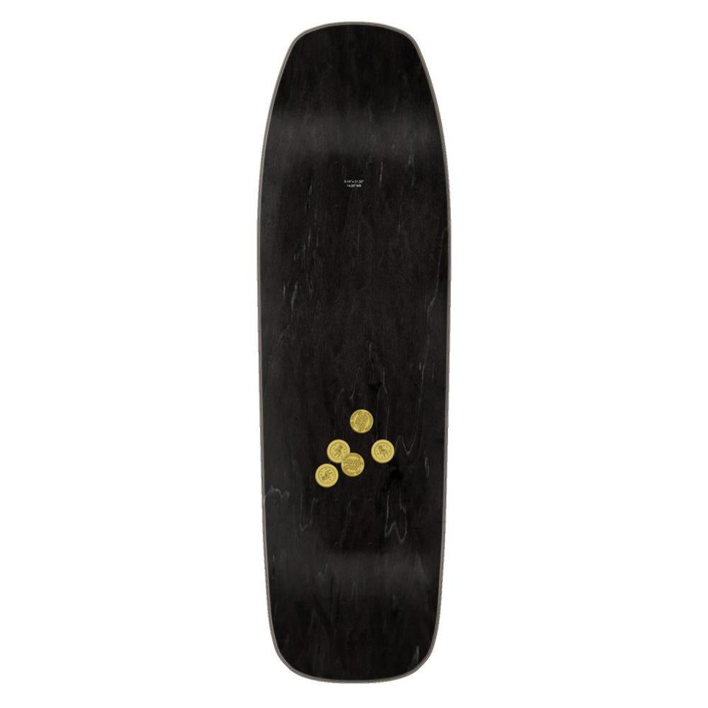 Santa Cruz Skateboard Deck - Delfino Pinball 9.14" (Shaped)