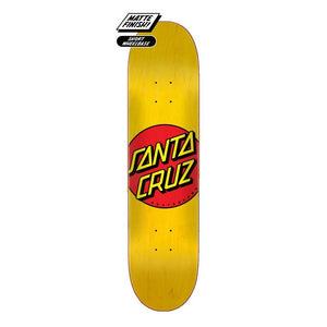 Santa Cruz Skateboard Deck - Classic Dot Yellow 7.75”