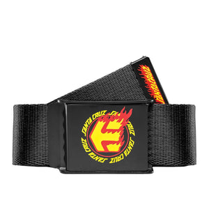 Etnies x Santa Cruz Flame Belt - Black