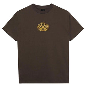 Passport Sterling Embroidery T-Shirt - Bark