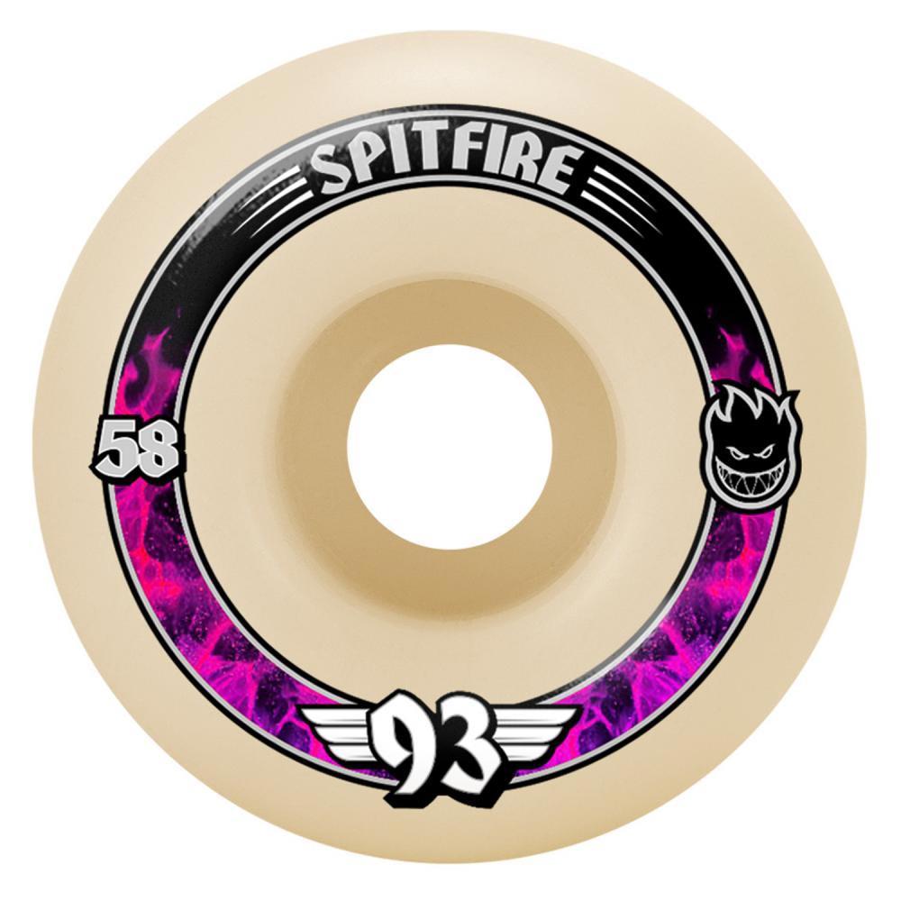 Spitfire Wheels - Formula Four Radials White 93a 58mm (4 Pack)