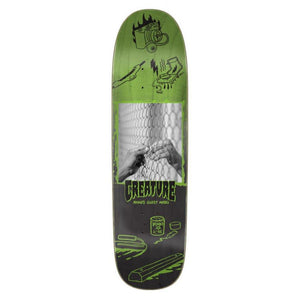 Creature Skateboard Deck - Rhino Guest Capture Black/Green 8.65"