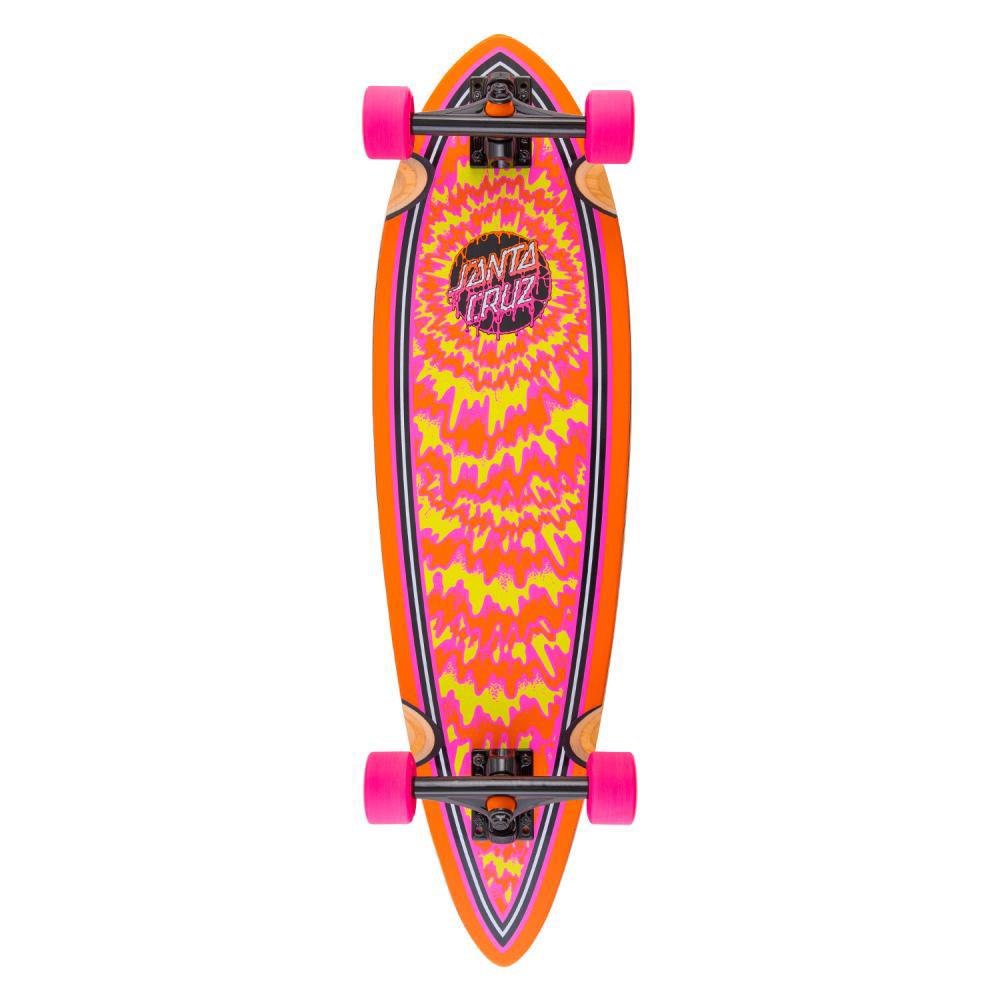 Santa Cruzer Toxic Dot Pintail Complete Pink 33"