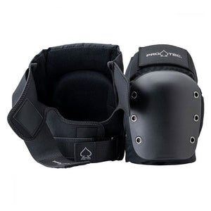 Pro-Tec Pads Street Open Back JR Knee Pads - Black - Youth