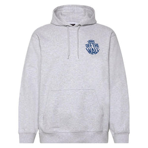 Vans Circle Loose Fit Fleece Pullover Hoodie - Light Grey Heather