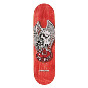 Birdhouse Skateboard Deck - Pro Hawk Falcon 4 Red 8.25"