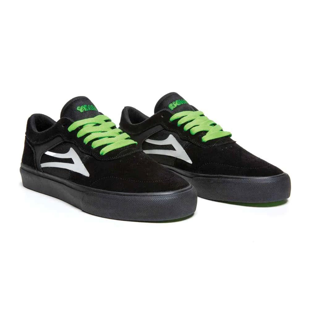 Lakai x Yeah Right Staple - Black/UV Green Suede