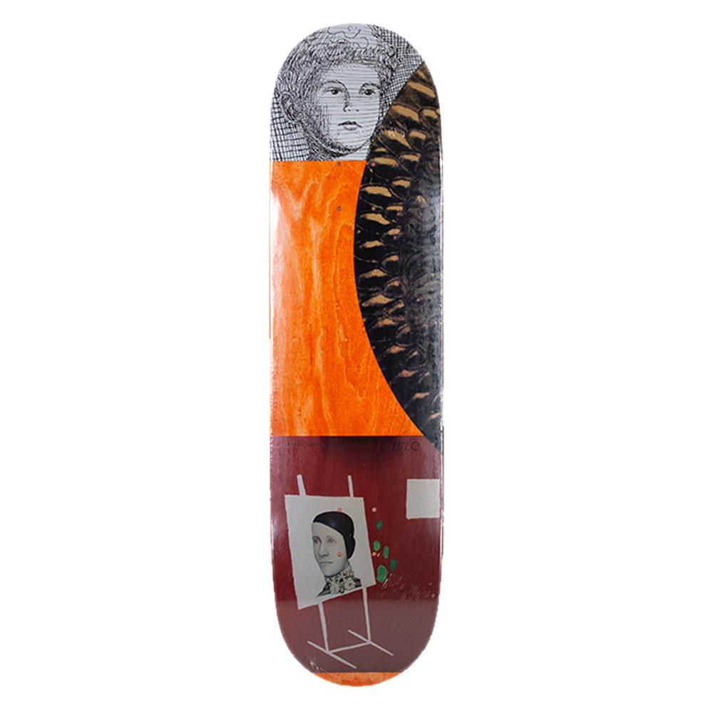 Isle Skateboard Deck - Chris Jones I Mark Alexander Orange 8.25"