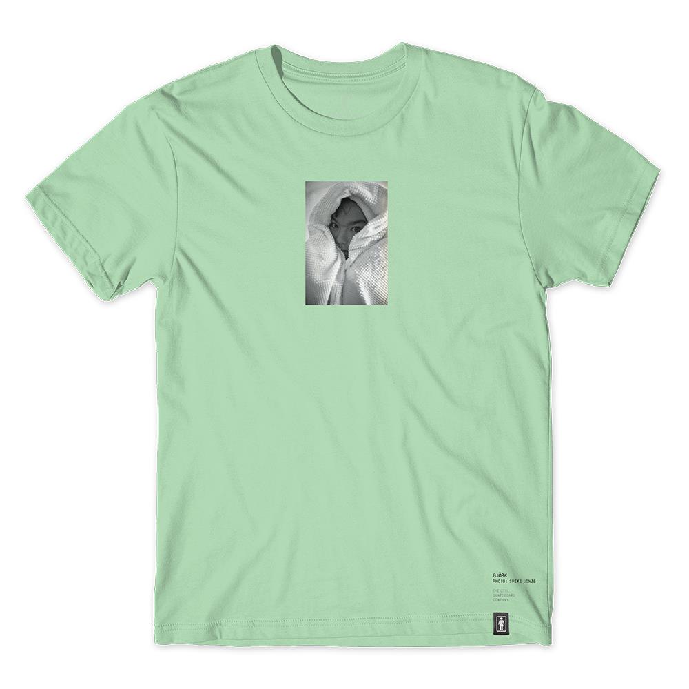 Girl 'Shot by Spike' Bjork T-shirt - Mint