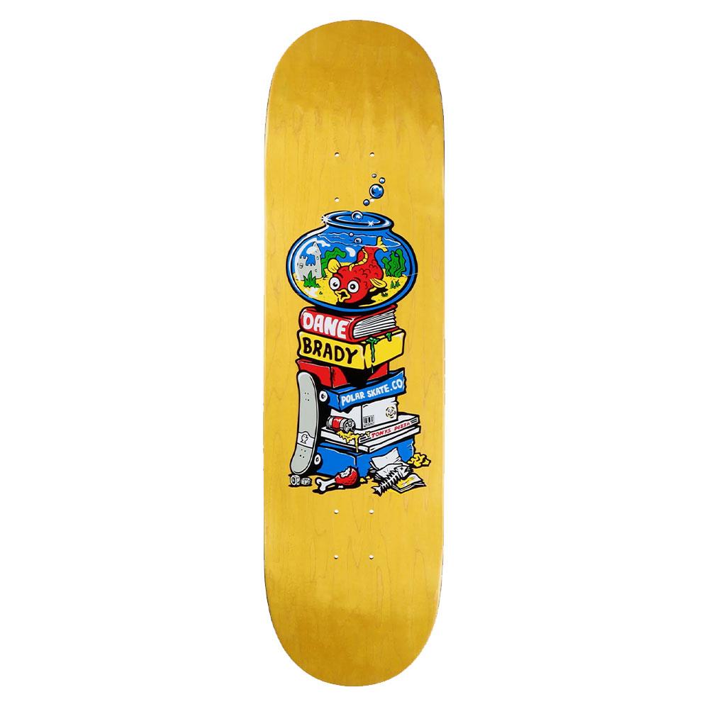 Polar Skateboard Deck - Dane Brady Fish Bowl Yellow 8.5"