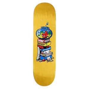 Polar Skateboard Deck - Dane Brady Fish Bowl Yellow 8.5"