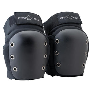 Pro-Tec Pads Street Adult 3-Pack Pad Set Open - Black