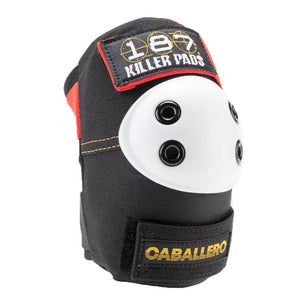 187 Killer Pads Six Pack Set - Caballero Black/Red/Gold