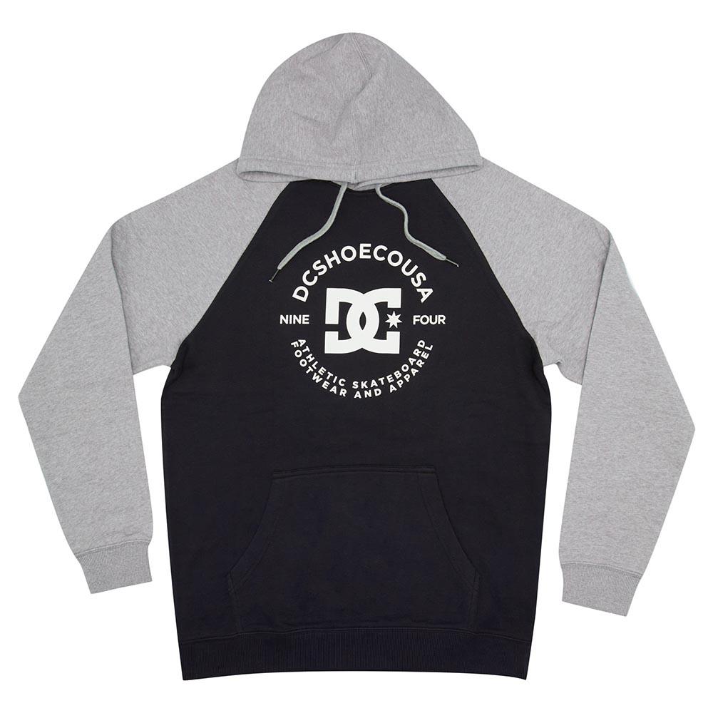 DC Star Pilot Raglan Hoodie - Black/Grey Heather