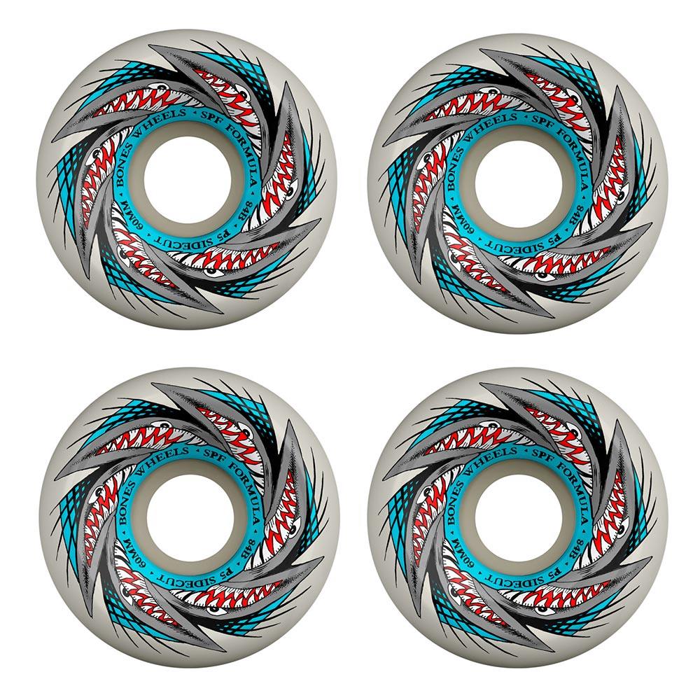 Bones Wheels - SPF Formula Pool Sharknado P5 Sidecut White 104a 60mm (4 Pack)