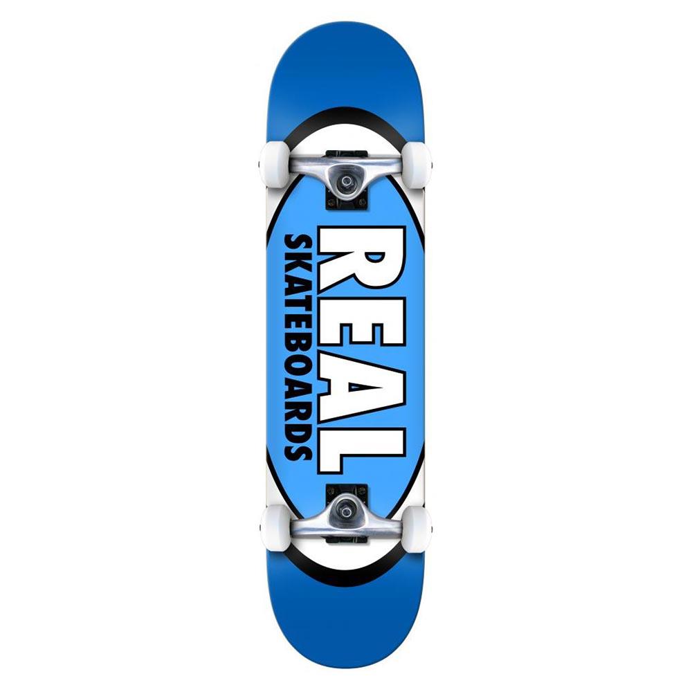 Real Complete Skateboard - Classic Oval Blue 7.75"