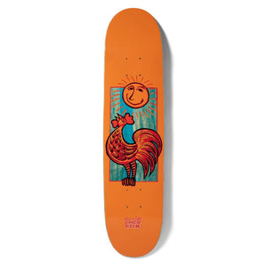 Chocolate Skateboard Deck - Nicaraguan Sunrise Reissue Chico Brenes Orange 7.5"