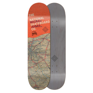 The National Skateboard Co. Skateboard Deck - Michal Warsaw Map 8.375"