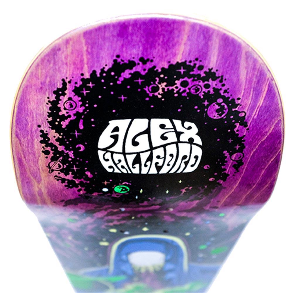 Lovenskate Skateboard Deck - Cosmic Father Alex Hallford Pro Purple 8.5"