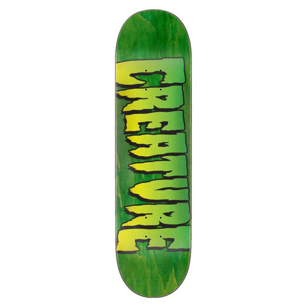 Creature Skateboard Deck - Logo Stump Green 8.5"