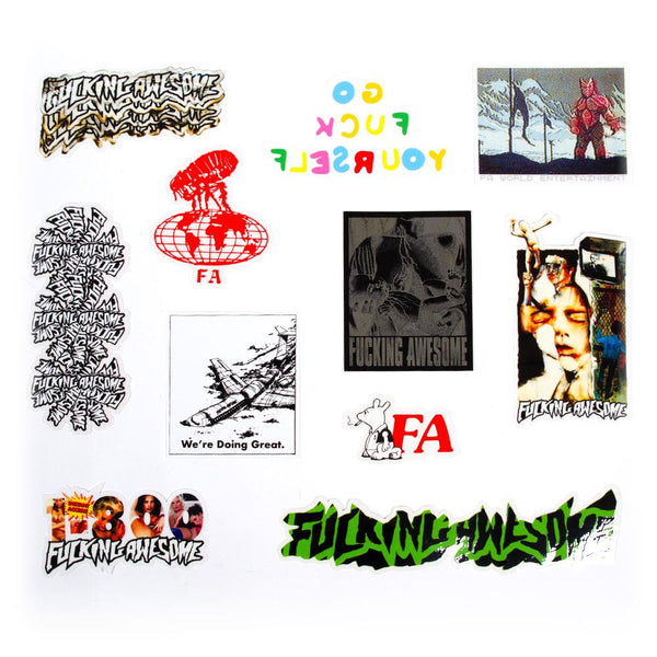 FA Spring Sticker Pack (11 Assorted Pack) | Source Skate Co