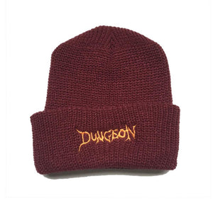 Dungeon Gateway Beanie - Burgundy/Orange