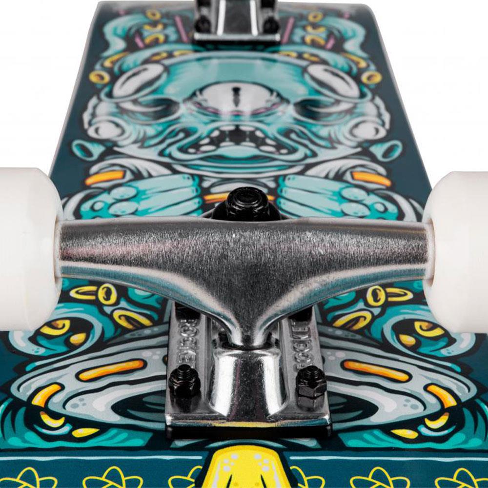 Rocket Complete Skateboard - Alien Pile-up Blue 7.375"