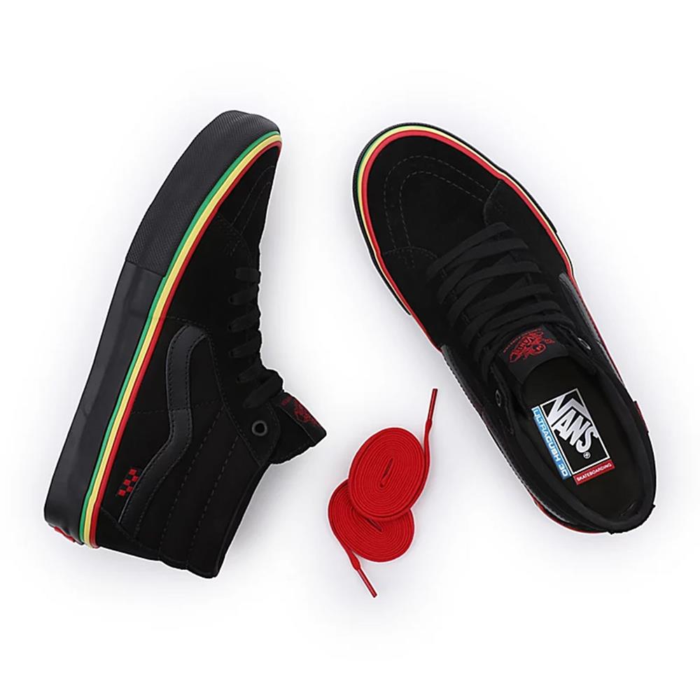 Vans Skate Grosso Mid - Rasta Black