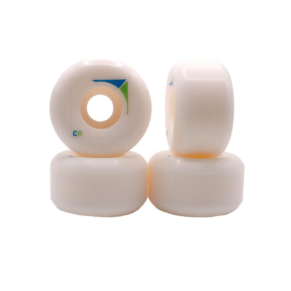 Crupie Wheels - Square Carlos Ribero White 101a 52mm (4 Pack