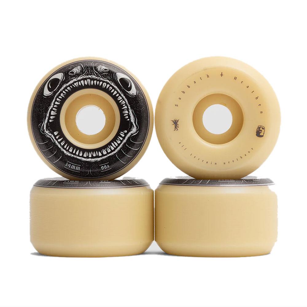 Sabbath Wheels - Sabbath x Heathen Leviathan Conical White 99a 54mm (4 ...