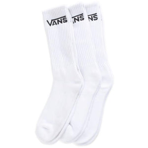 Vans Classic Crew Socks 3 Pack - White