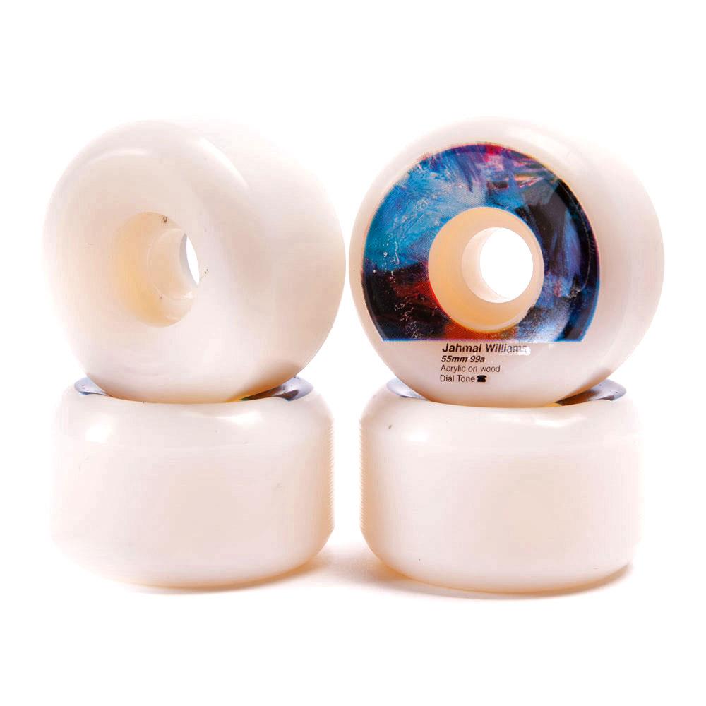 Dial Tone Wheels - OG Rotary Standard White 101a 55mm (4 Pack)