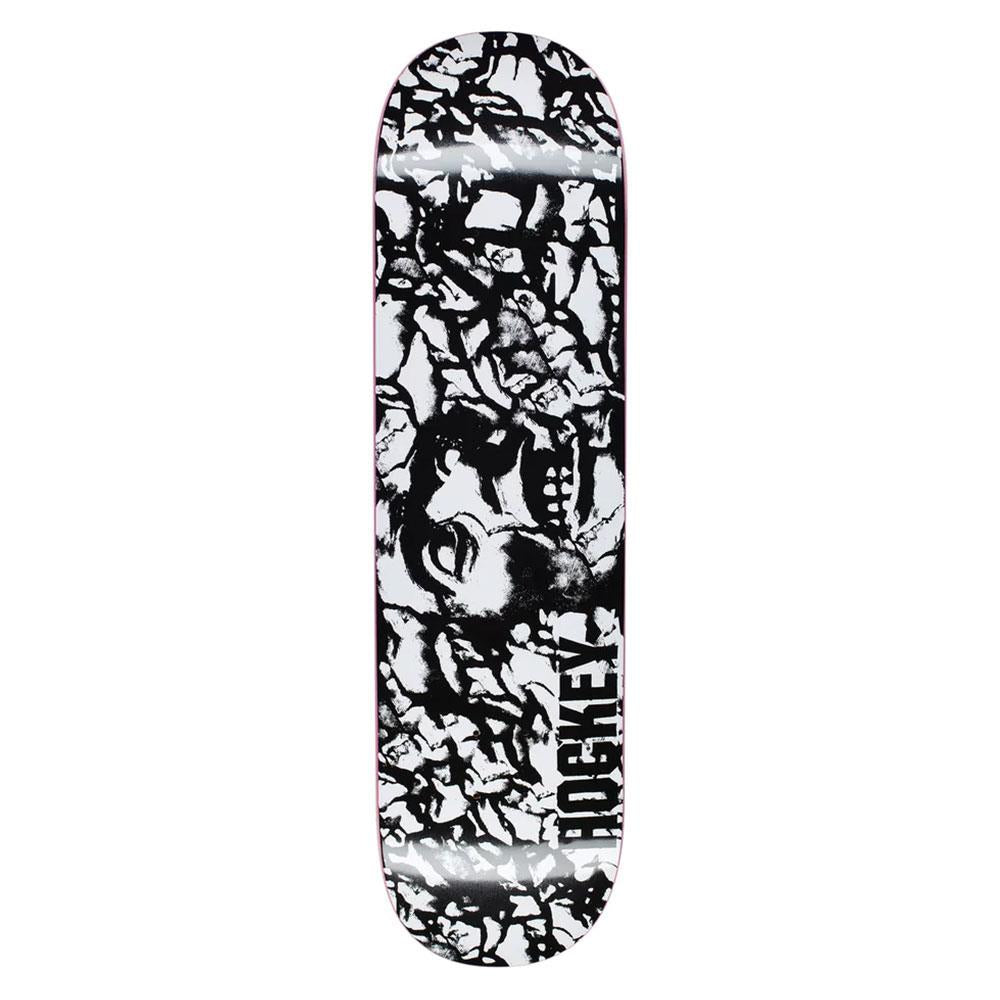 Hockey Skateboard Deck - Stone John Fitzgerald Black/White (Foil) 8.25"